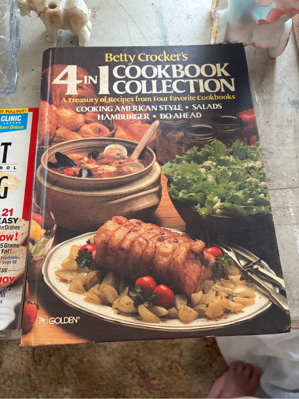 Betty Crocker Cookbook Collection — Brown, Red, Green Cover